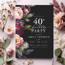 Search for 40th birthday invitations Modern