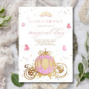 Search for princess carriage invitations Once upon a time