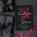 Search for happy 21st birthday invitations Stylish