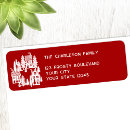 Search for winter scene return address labels Snow