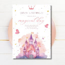 Search for princess castle invitations Butterfly