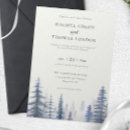 Search for pine trees wedding invitations Elegant