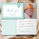 Search for green thank you cards Baby girl