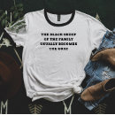 Search for black sheep tshirts Humourous