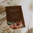 Search for bohemian bridal shower invitations Terracotta