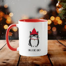 Search for funny cat christmas mugs Modern