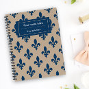 Search for fleur de lis notebooks Royal