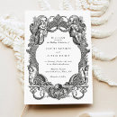 Search for vintage floral wedding invitations Baroque