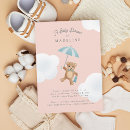 Search for pink and blue baby shower invitations Trendy