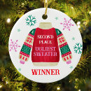 Search for tacky christmas tree decorations Prize
