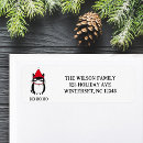 Search for pun return address labels Meowy christmas