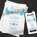 Search for angel wings invitations Heaven sent