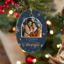 Search for gold and navy blue christmas tree decorations Modern elegant