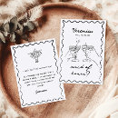 Search for black and white bridesmaid cards Modern minimalist