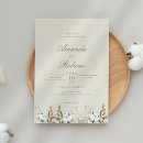 Search for pampas grass wedding invitations Watercolor floral