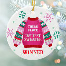 Search for winner round christmas tree decorations Prize