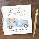 Search for vintage baby shower guest books Blue