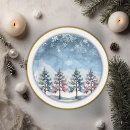 Search for pine trees paper plates Woodland