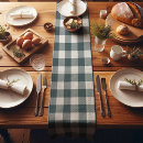 Search for forest green table runners Plaid