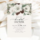 Search for pine cone bridal shower invitations Watercolor floral