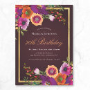 Search for autumn 50th birthday invitations Watercolor