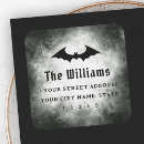 Search for spooky typography stickers Black and white