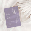 Search for lavender wedding save the dates Minimalist
