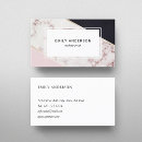 Search for pink marble business cards Elegant