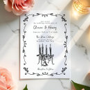 Search for ribbon wedding invitations Hand drawn