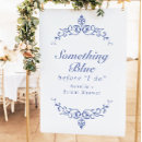 Search for something blue bridal shower signs Victorian