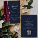 Search for navy and silver wedding invitations Trendy