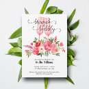 Search for champagne brunch bridal shower invitations Watercolor flowers
