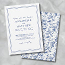Search for blue floral wedding invitations Spring summer fall winter