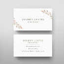 Search for foliage business cards Modern