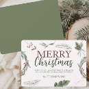 Search for woodland christmas cards Modern script