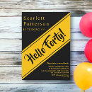 Search for luxury 40th birthday invitations Modern
