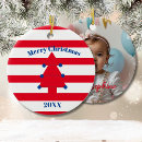 Search for red white and blue christmas tree decorations Modern