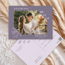 Search for lavender save the date postcards Modern