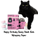 Search for funny birthday wrapping paper Pink