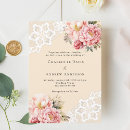 Search for rose gold lace wedding invitations Elegant