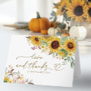 Search for sunflower wedding thank you cards Watercolor floral