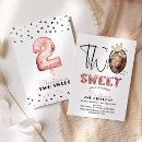 Search for 2 sweet birthday invitations Minimalist