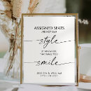 Search for no assigned seats wedding signs Open seating