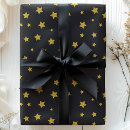 Search for new year wrapping paper Black and gold