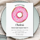 Search for donut miss this party invitations Cute