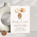 Search for we can bearly wait baby shower invitations Boho