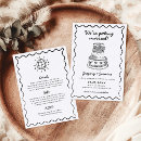 Search for retro doodles invitations Black and white
