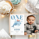 Search for whale birthday invitations Boy