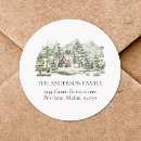 Search for rustic address stickers Cabin