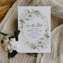 Search for geometric wedding save the dates Elegant script